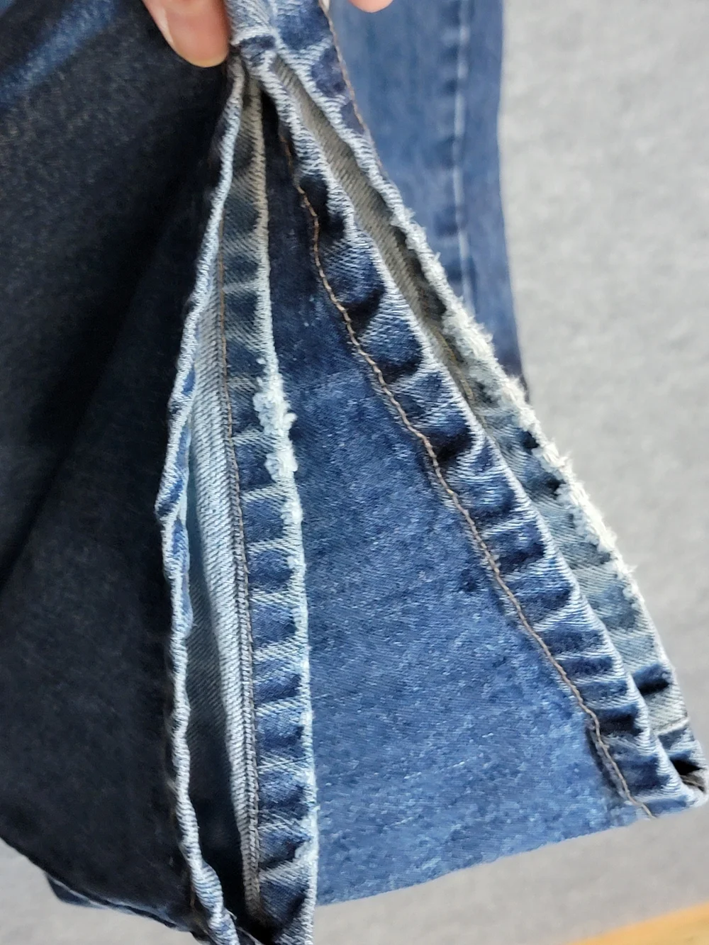Men's Indigo Star Y2k Relaxed Fit Jeans
